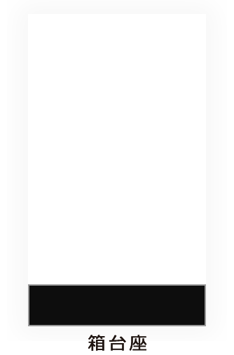 箱台座